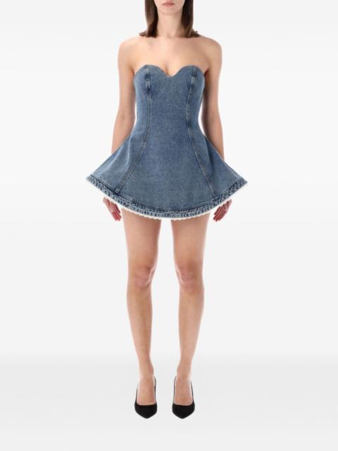 Denim short dress
