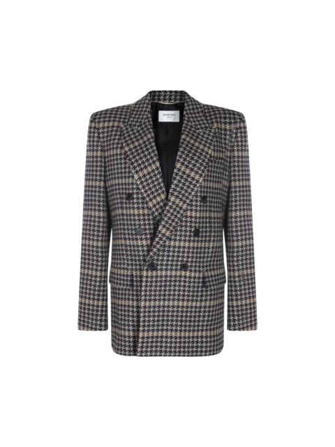 SAINT LAURENT Multicolor Wool Blazer
