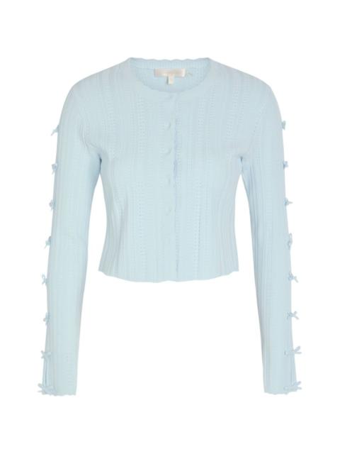 LoveShackFancy Zoriah ribbed cardigan