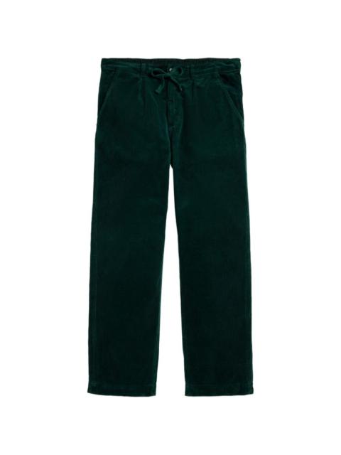 Polo Ralph Lauren pleated corduroy straight-leg trousers
