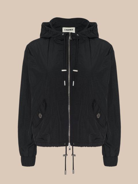 L'AGENCE Miro Hooded Windbreaker