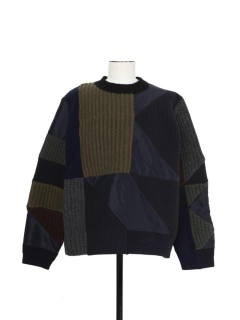 sacai sacai x A.P.C. Quilts Knit Pullover