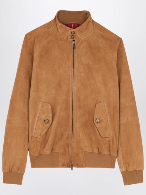 Baracuta G9 suede jacket Tobacco