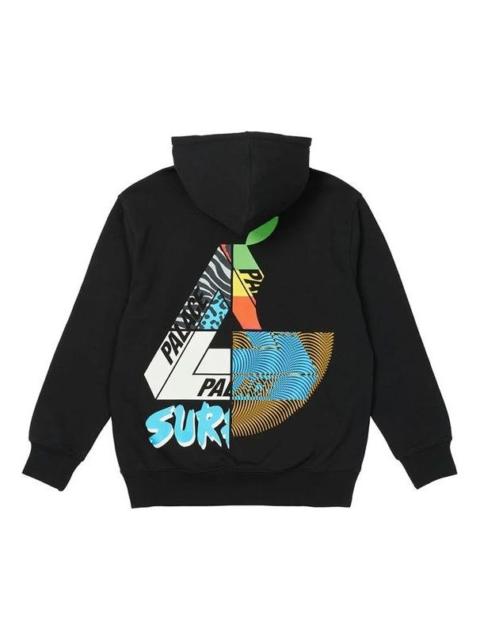 PALACE PALACE MIX Up Hood Black Triangle Logo Printing Unisex P20HD037