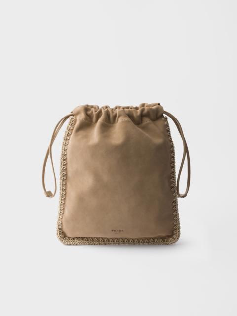Prada Prada Wish suede pouch