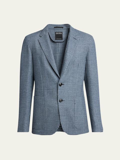 ZEGNA Men's Trofeo Cashmere Plaid Sport Coat