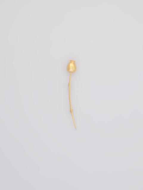 Marni BRASS FLORA BROOCH