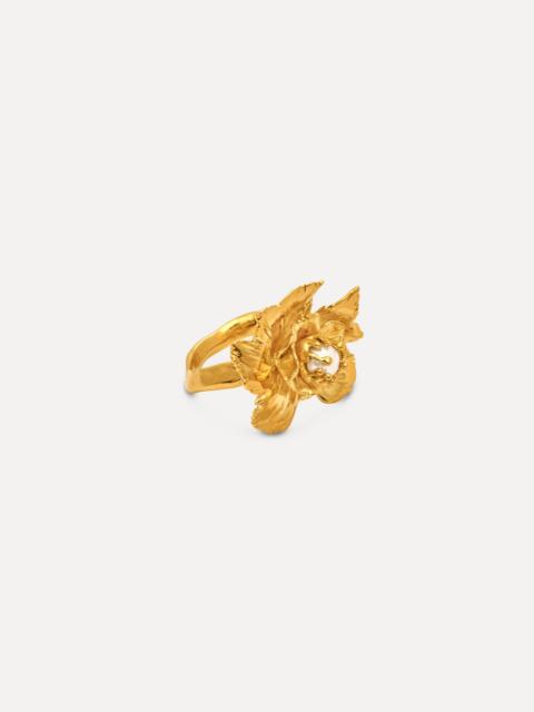 Oscar de la Renta WILD ROSE PEARL RING