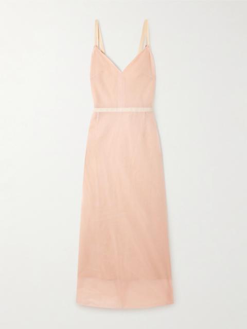 Carven Layered Cotton-gauze Gown