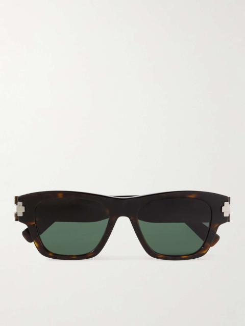 Dior DiorBlackSuit XL S2U Square-Frame Tortoiseshell Acetate Sunglasses