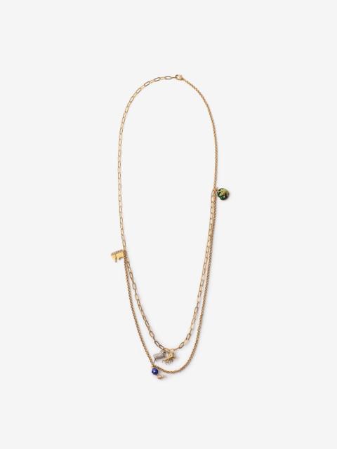 Burberry Charm Double Layer Necklace​