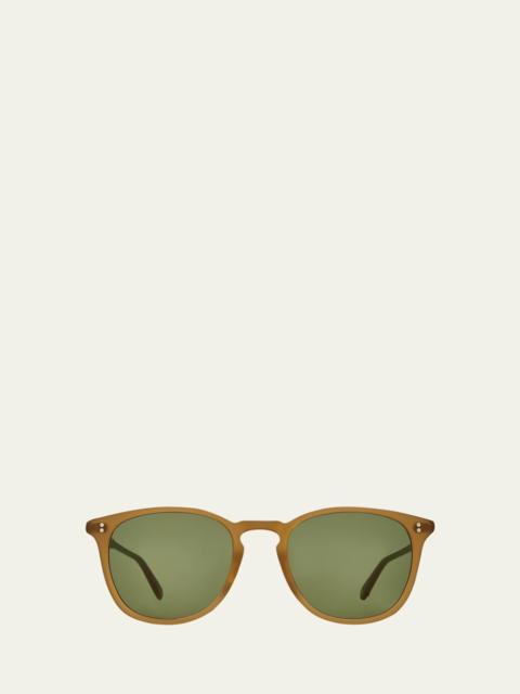 Garrett Leight Men's Kinney Acetate Square Sunglasses