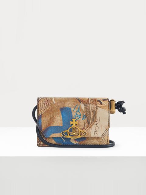 Vivienne Westwood CARD HOLDER WITH STRAP