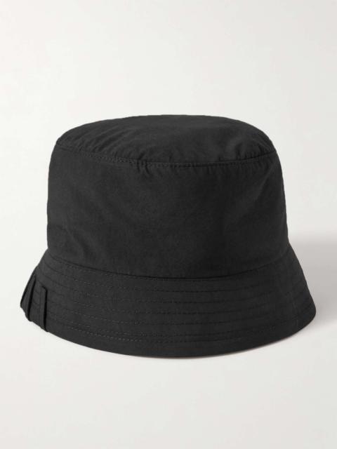 Lace-Up Cotton-Shell Bucket Hat