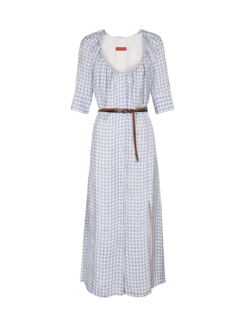 Altuzarra Giselda gingham midi dress