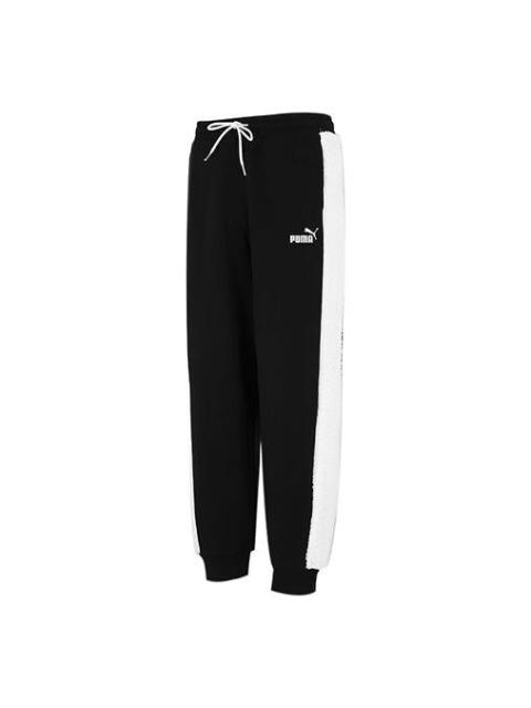 PUMA PUMA Fleece Blocking Pants 'Black' 534938-01