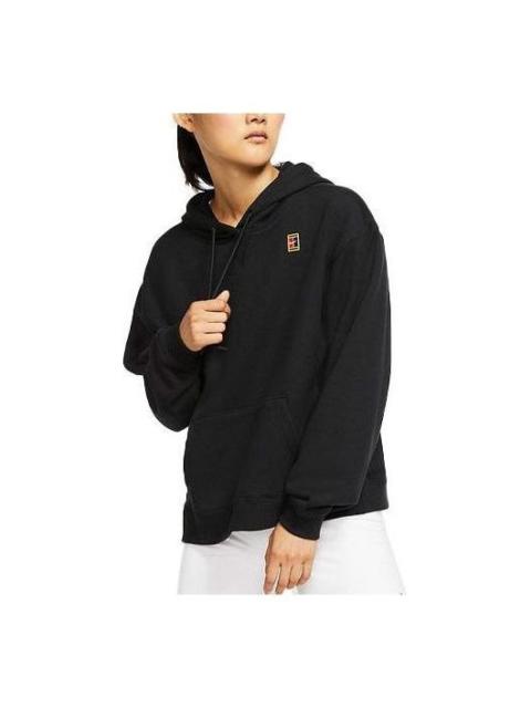 Nike (WMNS) Nike Court Heritage Tennis Hoodie 'Black' AV0767-010
