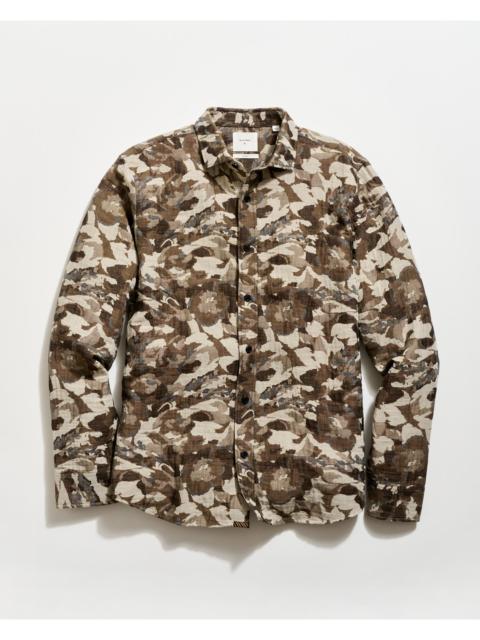 Billy Reid Camellia Jacquard Cedar Shirt