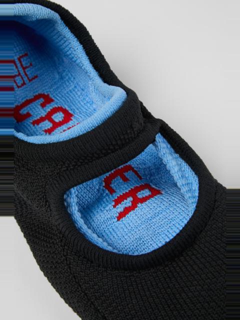 CAMPER Right Niko Uppers Black and blue uppers (x2) for your right and left shoes.