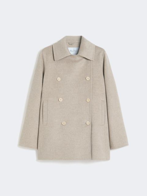 Max Mara MAESA Double-breasted cashmere pea coat - SAND