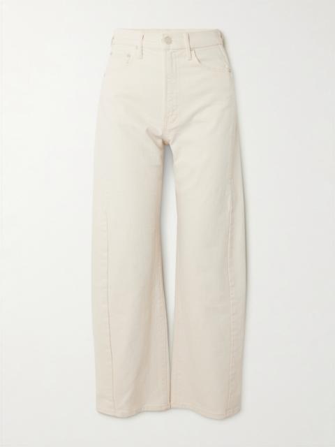 MOTHER + Net Sustain The Half Pipe Ankle High-rise Tapered Jeans