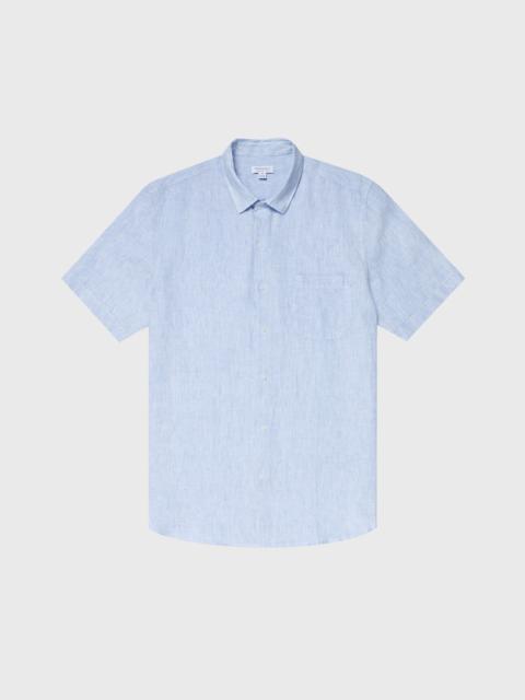 Sunspel Short Sleeve Linen Shirt