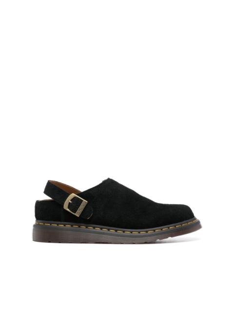 Isham leather mules