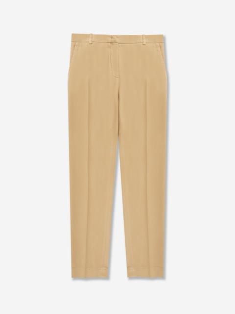 SLOWEAR Slim fit trousers in stretch cotton drill