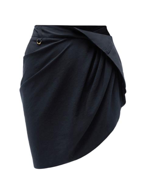 La Mini Jupe Saudade draped skirt