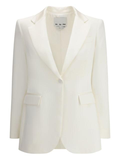 SA SU PHI Andrea single-button blazer