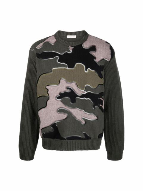 camouflage pattern jumper