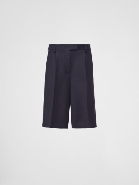 Gabardine Bermuda shorts