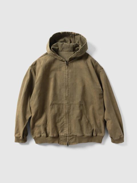ssstein Sulfur Dyed Oxford Vintage Hood Jacket Khaki