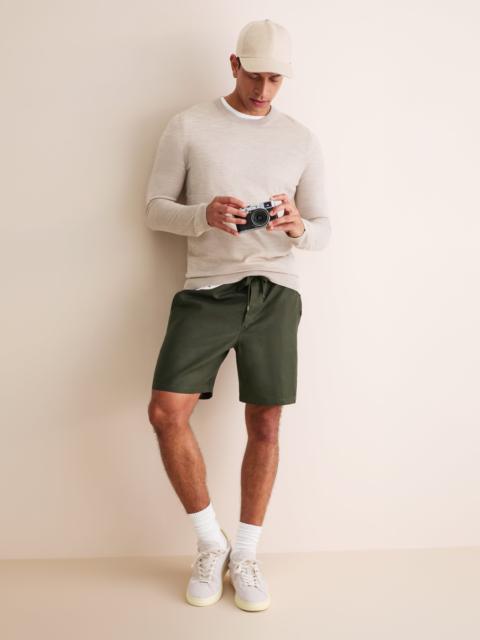 Derek Rose Sydney Linen Shorts Khaki