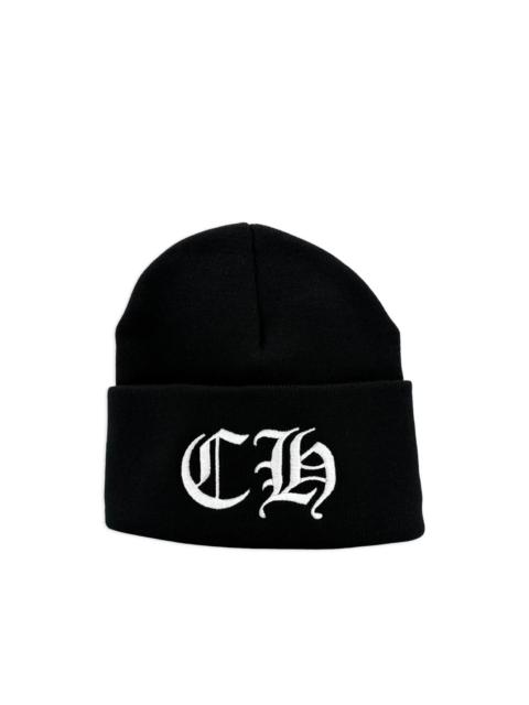 Chrome Hearts logo-embroidered beanie hat