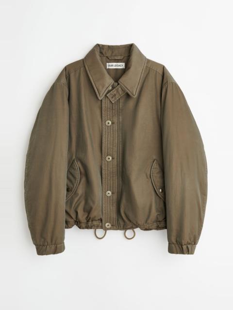 Our Legacy Auto Jacket Taupe Smoke Twinshade Twill
