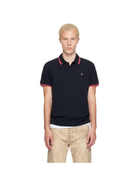 Vivienne Westwood Navy Classic Polo