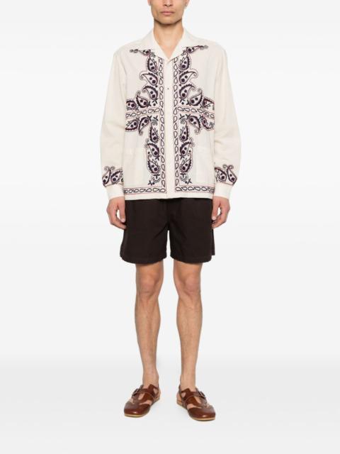baziszt Memento paisley-embroidered shirt
