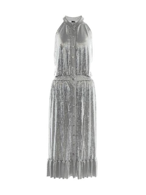 rabanne Chain halterneck midi dress