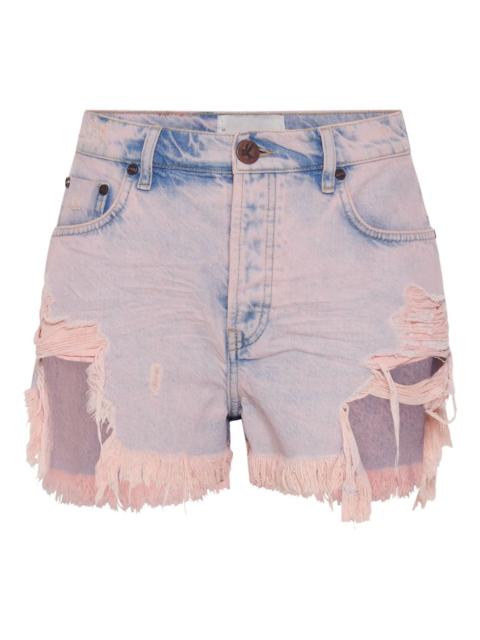 ONE TEASPOON Outlaws denim shorts