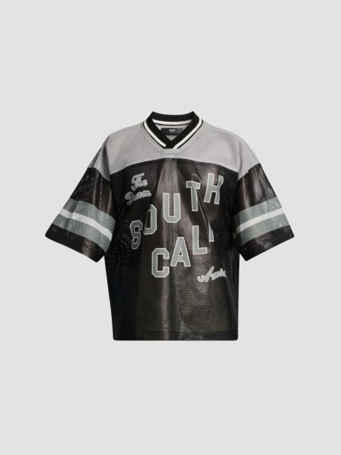 AMIRI Men's Graphic Leather Mesh T-Shirt - Black