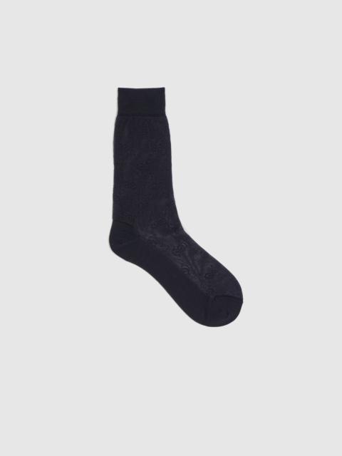GUCCI GG knit silk cotton socks