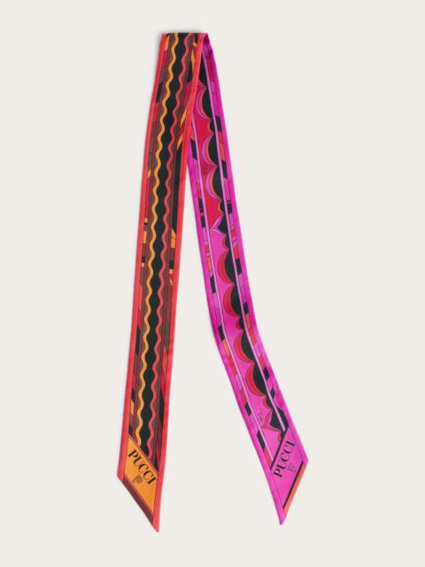 PUCCI MIXED PRINT SILK TWILL