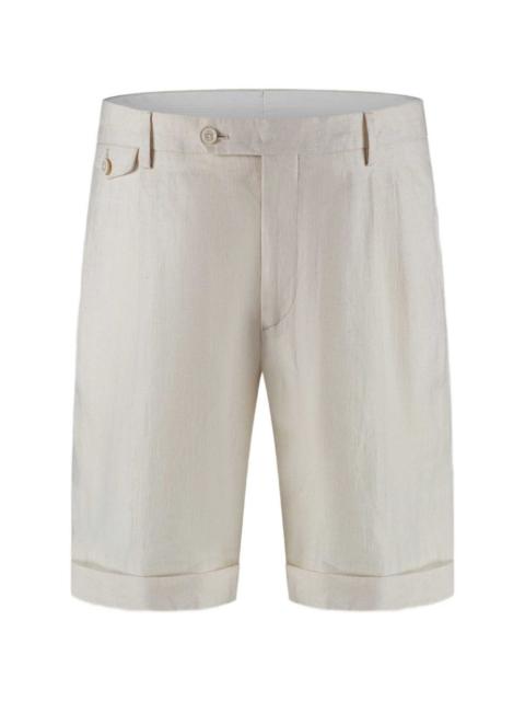 LARDINI cuffed shorts