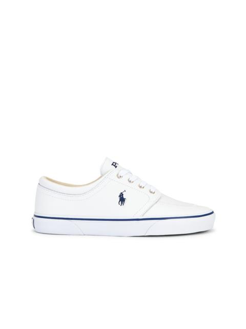 Polo Ralph Lauren Faxon Solid Leather Low Top Sneaker