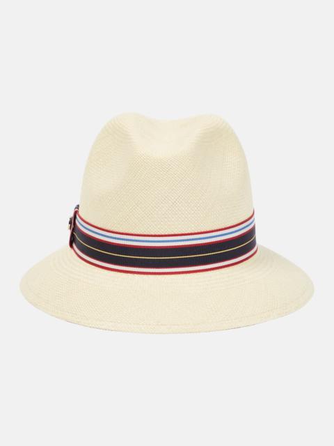 The Suitcase Stripe Ingrid Panama hat