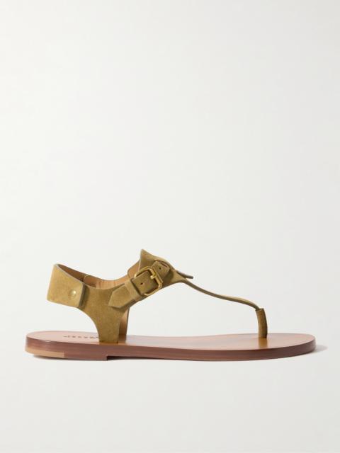 Isabel Marant Akel Embellished Suede Sandals