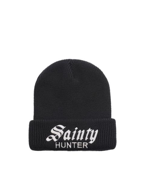 SAINT M×××××× X x Bounty Hunter logo-embroidered beanie hat