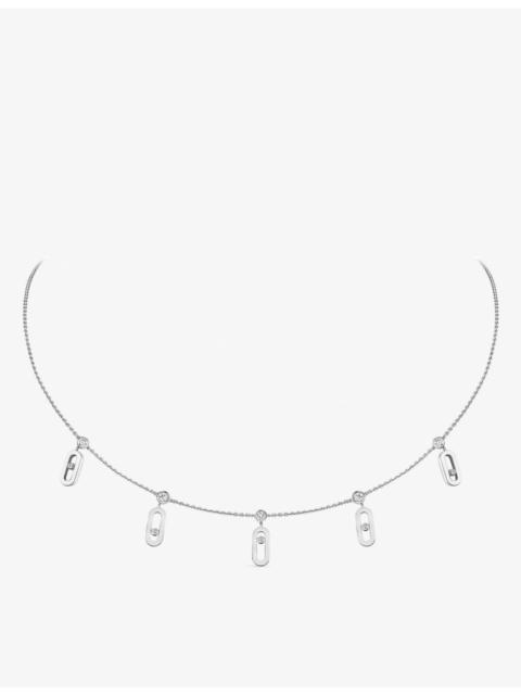 MESSIKA Move Uno Tassel 18ct Gold And 0.20ct Diamond Choker Necklace
