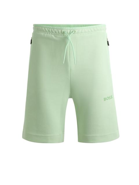 BOSS SHORTS WITH 3D-MOLDED LOGO